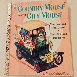 The Country Mouse City Mouse Little Golden Book 1961 Richard Scarry 3 Tales